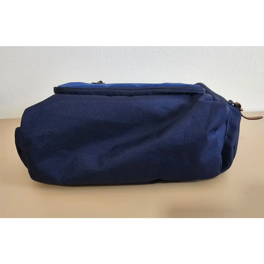 Mint Lands' End Blue Organizer Hanging Toiletry Cosmetic Makeup Travel Bag